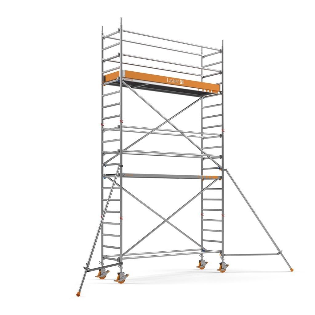 Alu rolsteiger  - werkhoogte 4,35 m