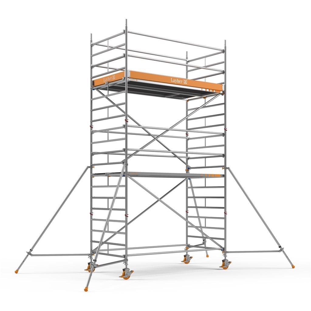 Large alu rolsteiger  - werkhoogte 6,35 m